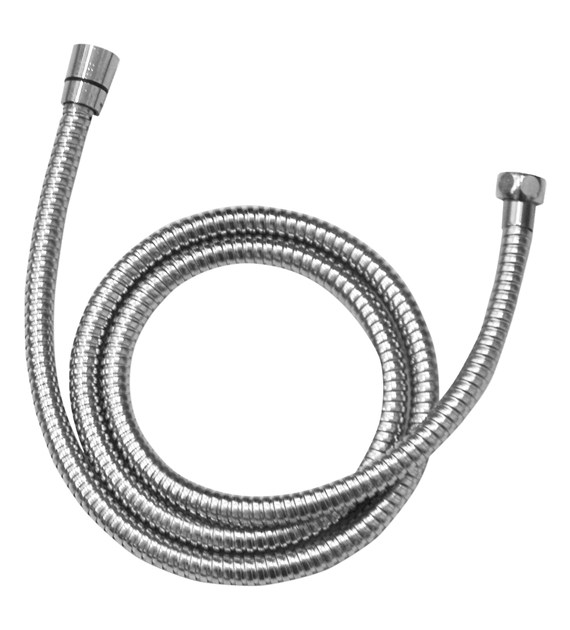 WĄŻ PRYSZNICOWY ROZCIĄGLIWY - 200 CM CHROM