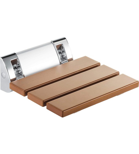 SIEDZISKO ŚCIENNE SKŁADANE CHROM