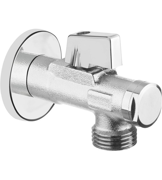ZAWÓR KĄTOWY DO PODŁ SPŁUCZKI WC 1/2  1/2  CHROM