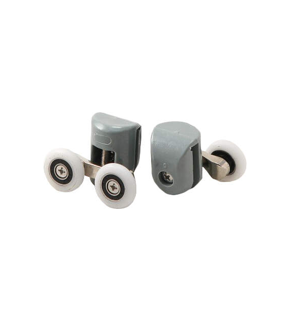ROLKI GÓRNE PODWÓJNE DO SZYB 5 MM FI 23 MM BIAŁY