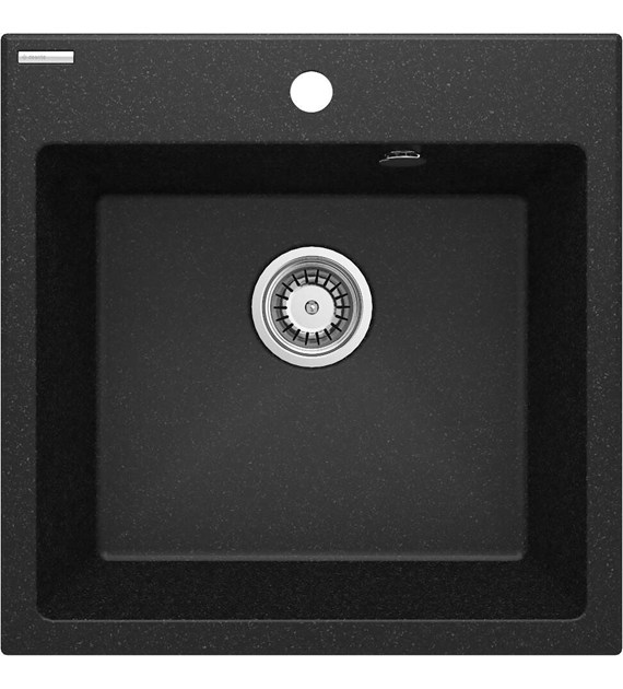 ZLEWOZMYWAK GRANITOWY 1-KOMOROWY GRAFIT