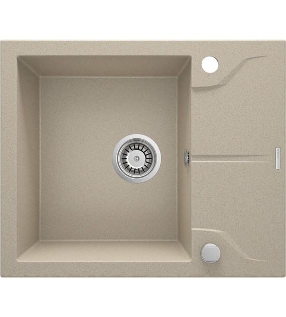 ZLEWOZMYWAK GRANIT 1K Z OCIEKACZEM PIASEK