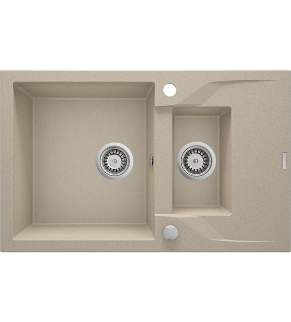 ZLEWOZMYWAK GRANIT 1K Z OCIEKACZEM PIASEK