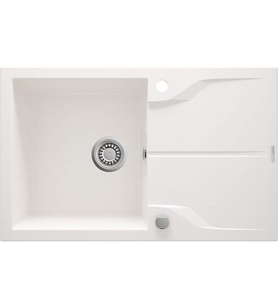 ZLEWOZMYWAK GRANIT 1K Z OCIEKACZEM ALABASTER