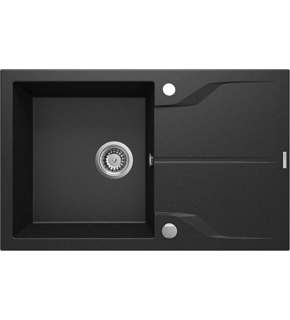 ZLEW GRANIT 1K OCIEKACZ GRAFIT METALIK