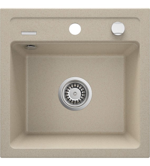 ZLEWOZMYWAK GRANITOWY 1-KOMOROWY PIASEK