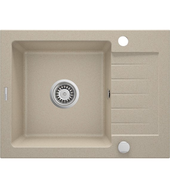 ZLEWOZMYWAK GRANIT 1K Z OCIEKACZEM PIASEK