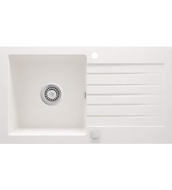 ZLEWOZMYWAK GRANIT 1K Z OCIEKACZEM ALABASTER