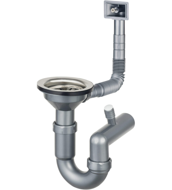 SYFON DO ZLEW STALOWEGO 1K ODPŁYW 3.5  STAL