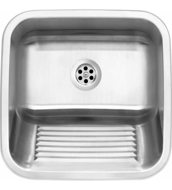 ZLEW GOSP 1K WPUSZCZANY /MOCOWANY DO ŚCIANY SATYNA