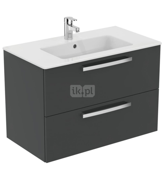 TEMPO SZAFKA POD UMYWALKE 61cm SZARY LAKIER