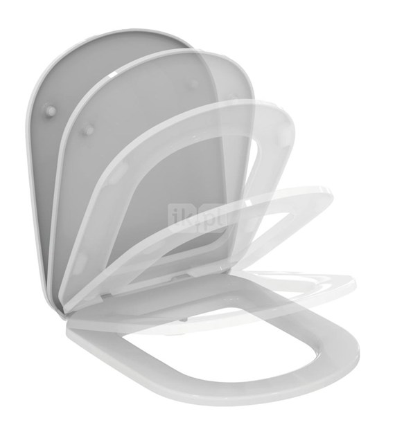 TEMPO DESKA DUROPLAST WOLNOOPAD WC 53CM ZAW STAL