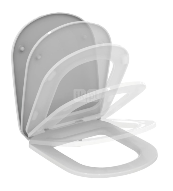 TEMPO DESKA DUROPLAST WOLNOOPAD WC 53CM ZAW STAL