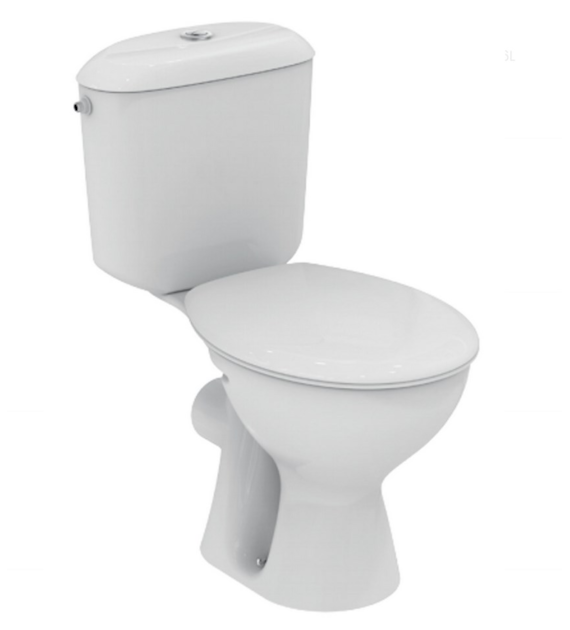 VIDIMA WC KOMPAKT POZIOMY Z DESKĄ