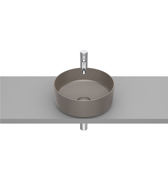 INSPIRA ROUND UMYWALKA 370X370 CAFE