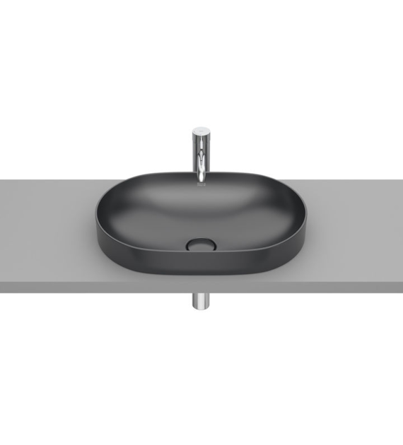 INSPIRA ROUND UMYWALKA 55x37 H75 FINECERAMIC ONYX