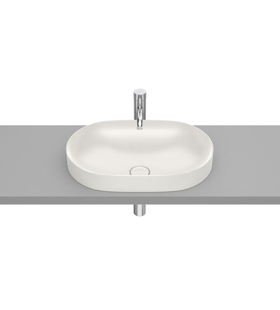 INSPIRA ROUND UMYWALKA 55x37 H75 FINECERAMIC BEŻ