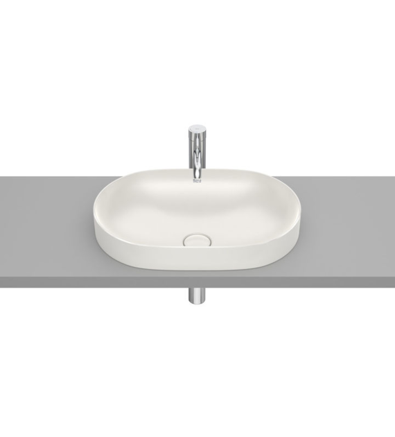 INSPIRA ROUND UMYWALKA 55x37 H75 FINECERAMIC BEŻ