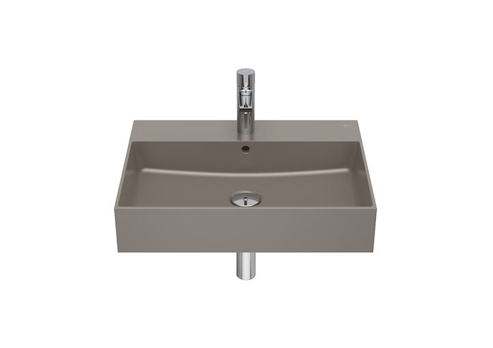 INSPIRA SQUARE UMYWALKA FINECERAMIC 600X490 CAFE