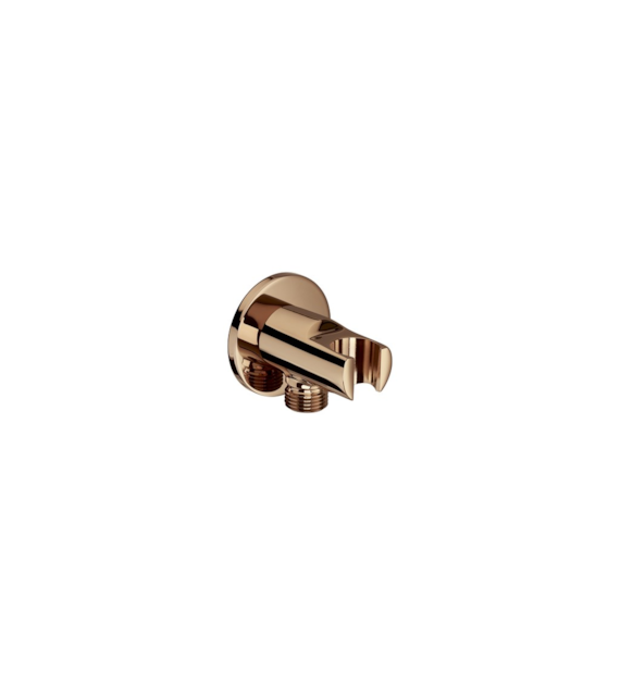 ROUND PRZYŁACZE KĄTOWE WĘŻA Z UCHW. 1/2 ROSE GOLD