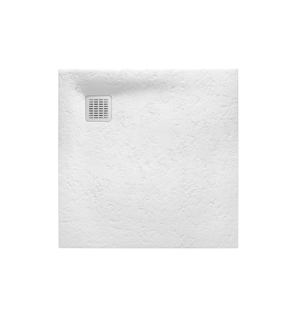 TERRAN BRODZIK KWADRATOWY 90X90 +SYFON BIAŁY