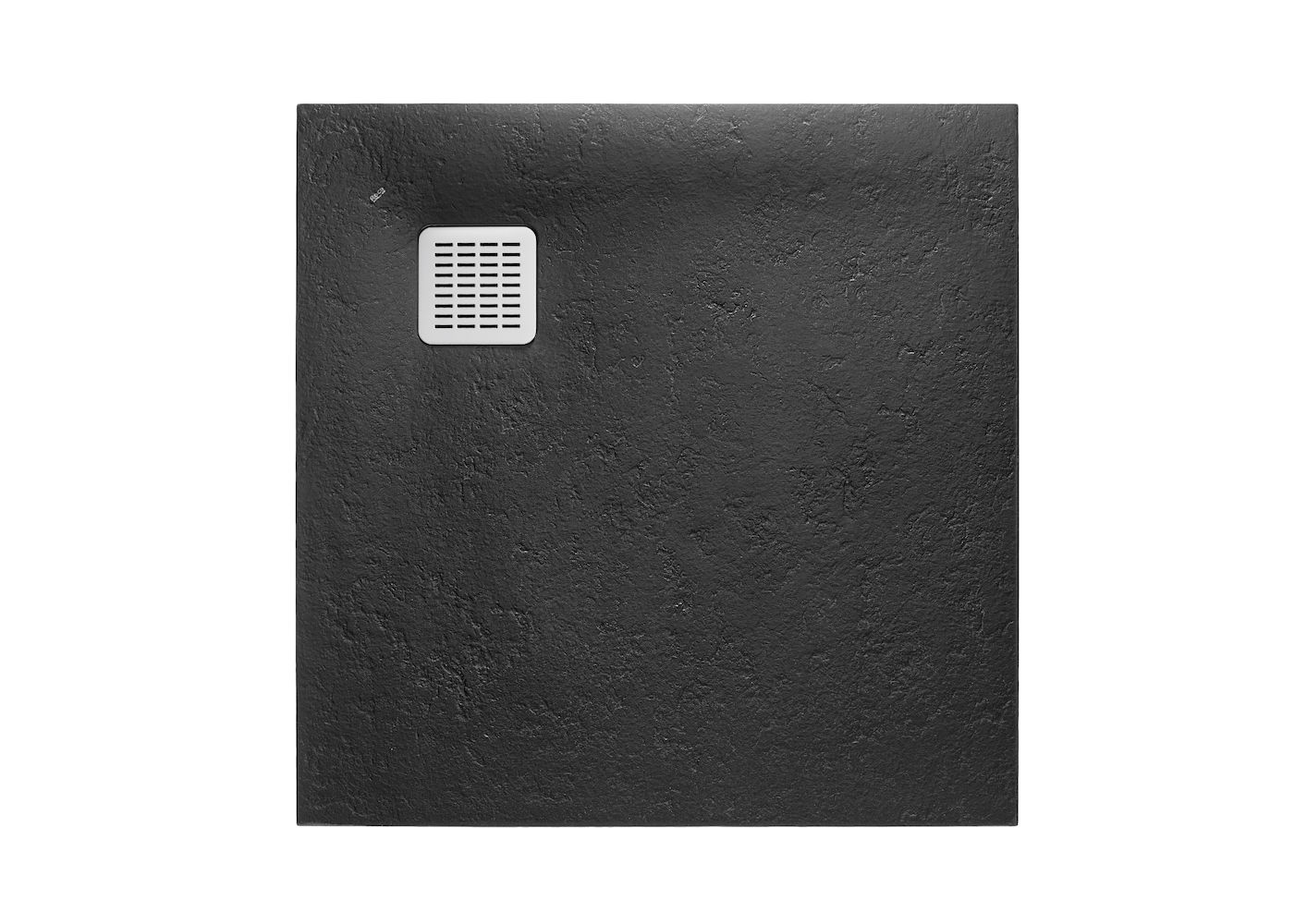 BRODZIK TERRAN  KWADRAT 90X90CM + SYF. CZARNY