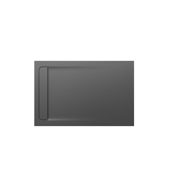 AQUOS BRODZIK PROST.140x90 +SYFON SZARY LUPEK