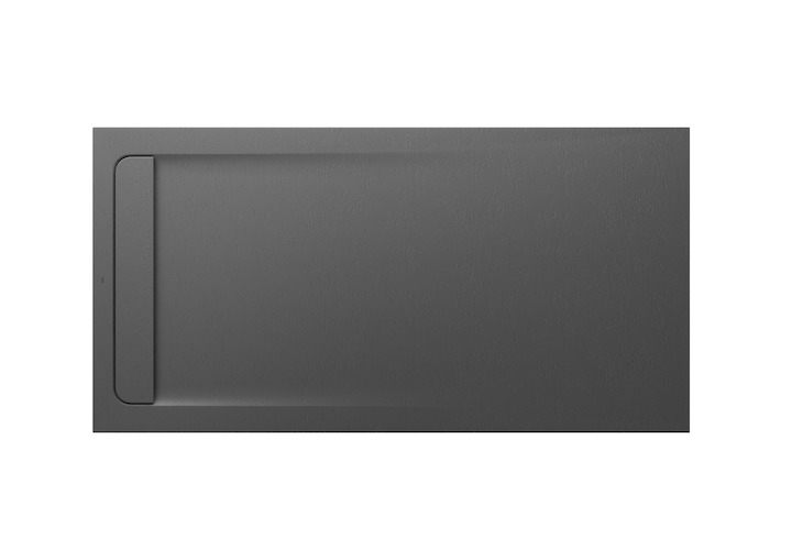 AQUOS BRODZIK PROST.180x90 +SYFON SZARY LUPEK