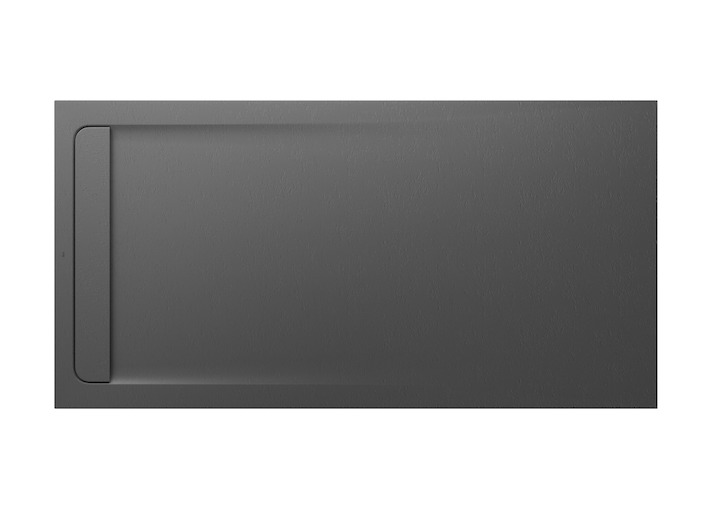 AQUOS BRODZIK PROST.200x100 +SYFON SZARY LUPEK