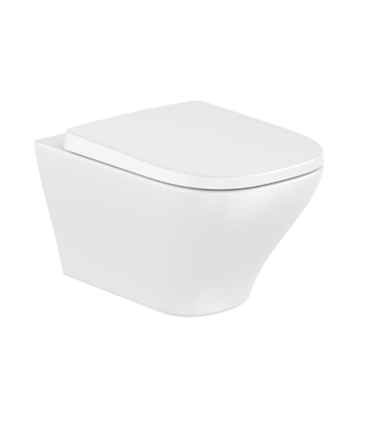 OPTICA MISKA WC VORTEX+DESKA SLIM WOLN. BIAŁA