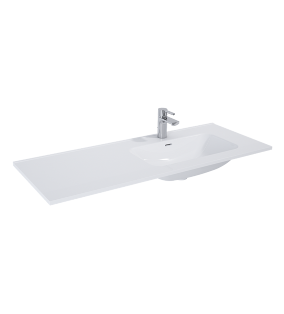 UMYWALKA SKAPPA 120 PRAWA (80+40) CERAM WHITE HG