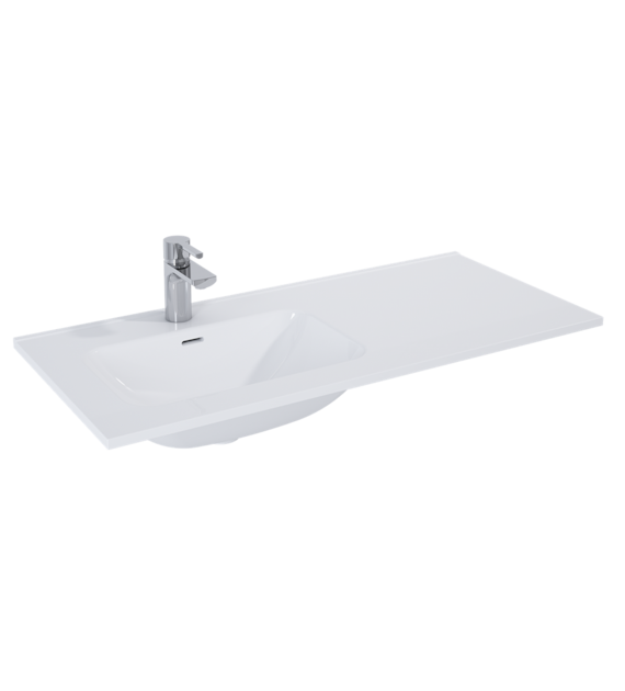 UMYWALKA SKAPPA 100 LEWA (60+40) CERAM WHITE HG