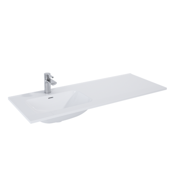 UMYWALKA SKAPPA 120 LEWA (60+60) CERAM WHITE HG
