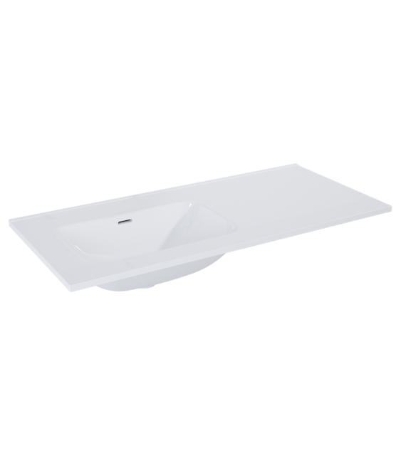 UMYWALKA SKAPPA 100 B/OTW L (60+40) CERAM WHITE HG