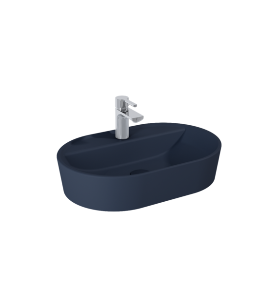 UMYWALKA BABETTE 62x41 BLAT NAVY BLUE MATT