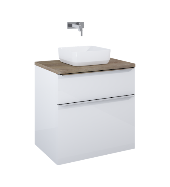 SZAFKA LOFTY 70 2S WHITE HG PDW