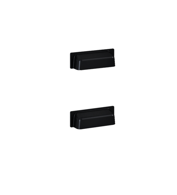 UCHWYT INGE BLACK MATT 8 [2 SZT] L-84