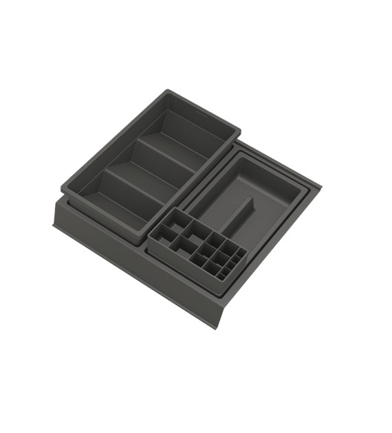 ORGANIZER MODUŁOWY L35 ANTHRACITE MATT