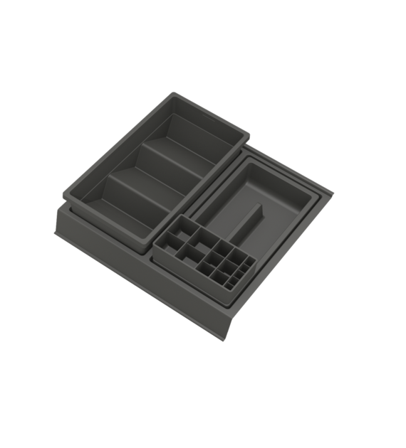 ORGANIZER MODUŁOWY L35 ANTHRACITE MATT