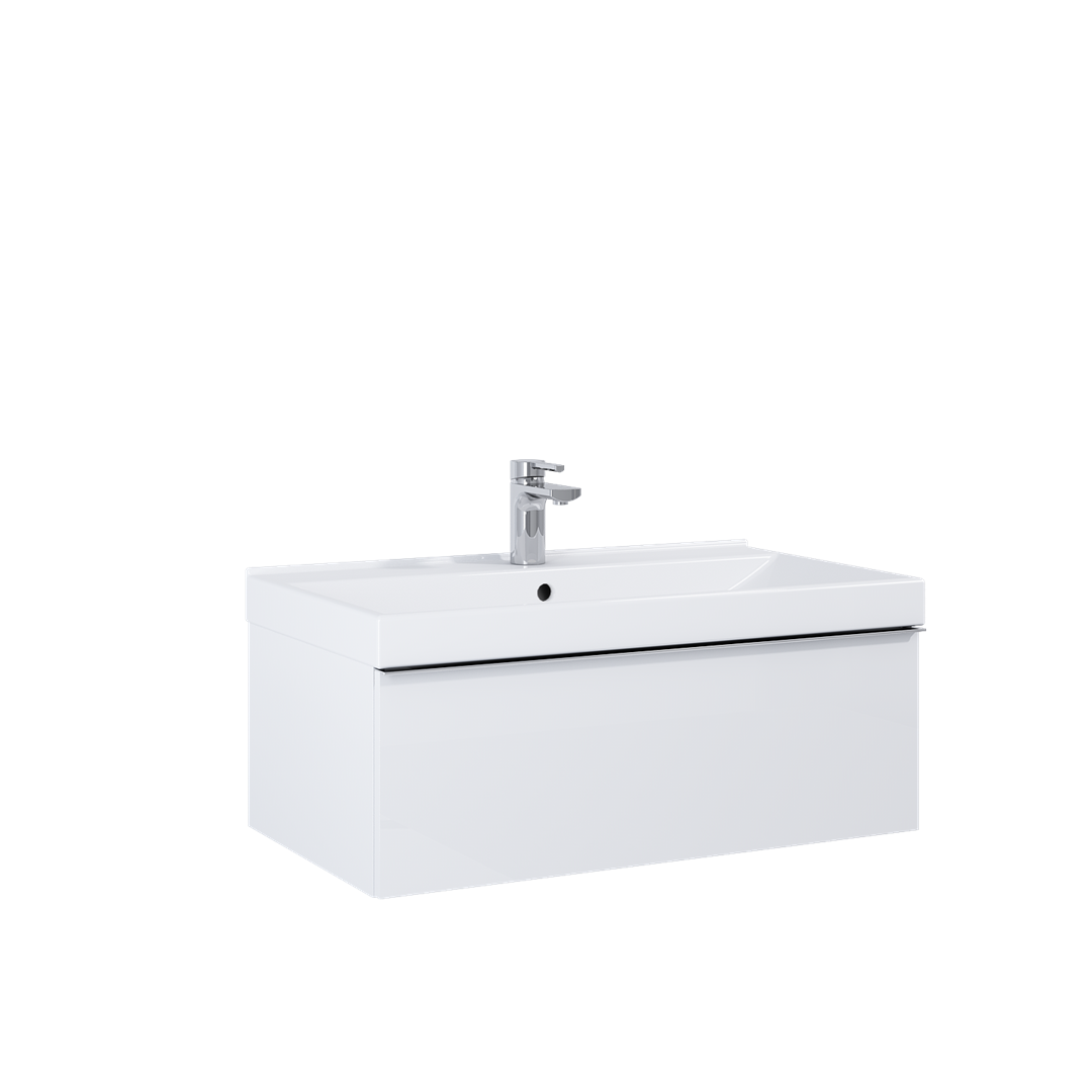 LOOK SZAFKA 80 1S WHITE MATT PDW