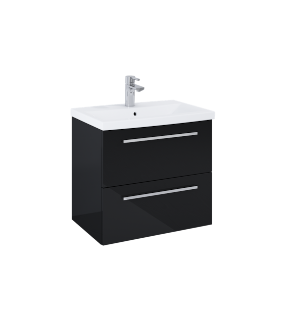 ELITA SZAFKA KWADRO PLUS 60 2S CZARNA HG PDW