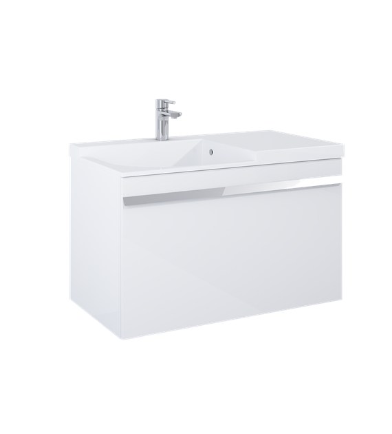 SZAFKA MOODY 90 1S+1S WHITE HG PDW