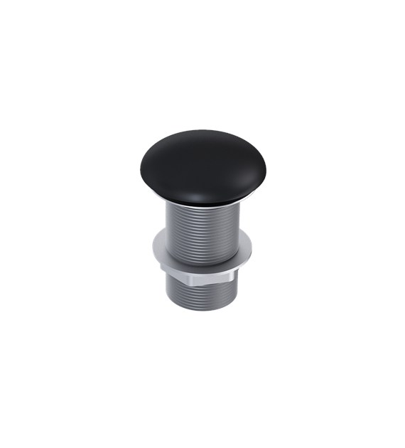 KOREK UMYWALKOWY KLIK-KLAK BEZ PRZELEWU BLACK MATT