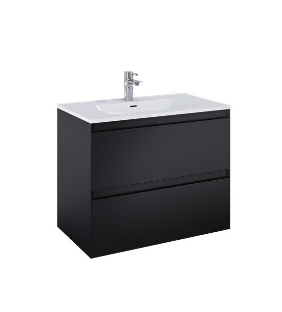 SZAFKA SPLIT 80 2S BLACK MATT PDW