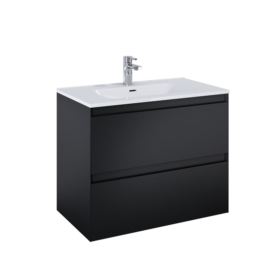 SPLIT SZAFKA 80 2S BLACK MATT PDW
