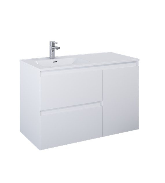 SZAFKA SPLIT 100 2S L CARGO WHITE MATT PDW