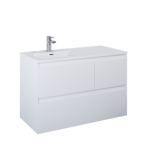 SZAFKA SPLIT 100 3S L WHITE MATT PDW