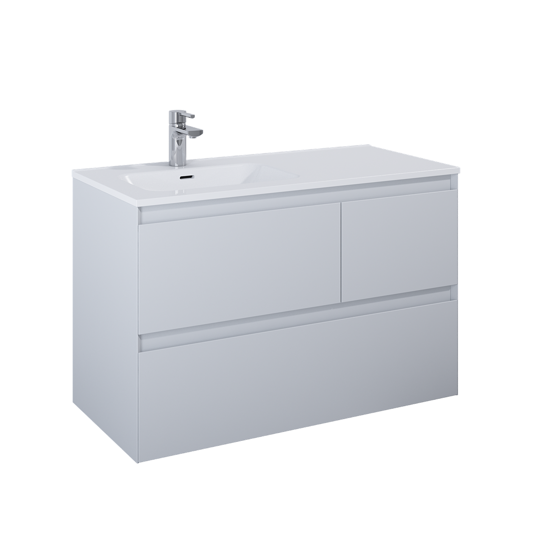 SPLIT SZAFKA 100 3S L STONE MATT PDW
