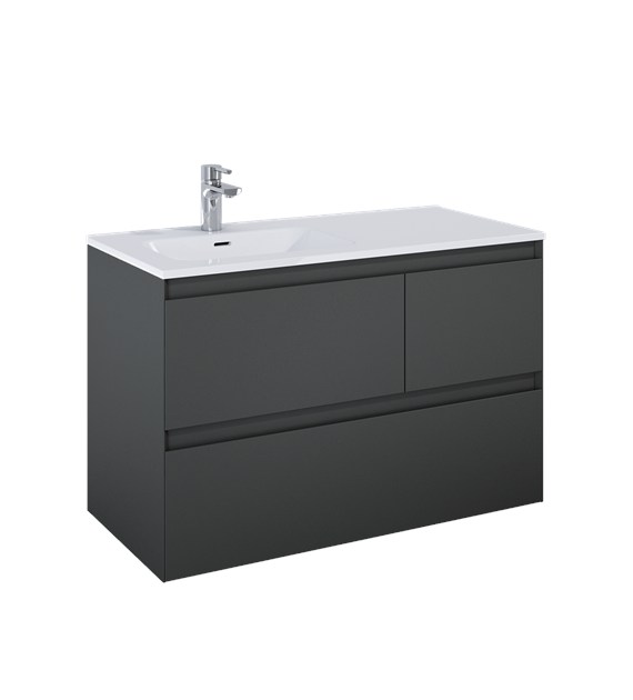 SZAFKA SPLIT 100 3S L ANTHRACITE MATT PDW