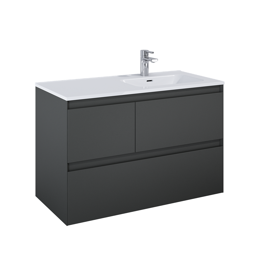 SPLIT SZAFKA 100 3S P ANTHRACITE MATT PDW